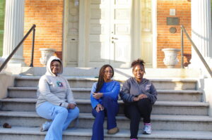 Sankofa Scholars students sharing stories and participating in a virtual cultural exchange