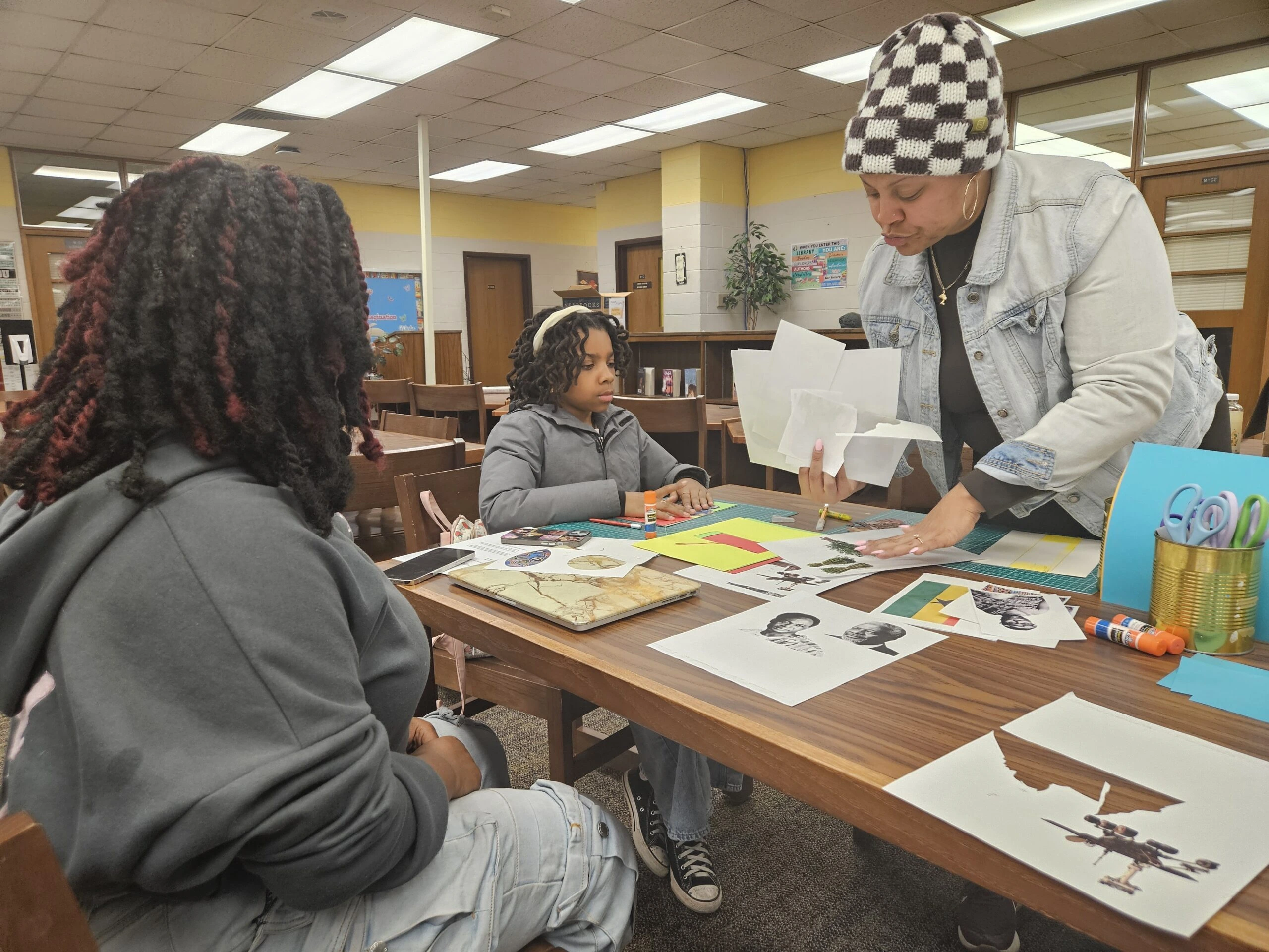 A guest speaker leading a Sankofa Scholars educational session