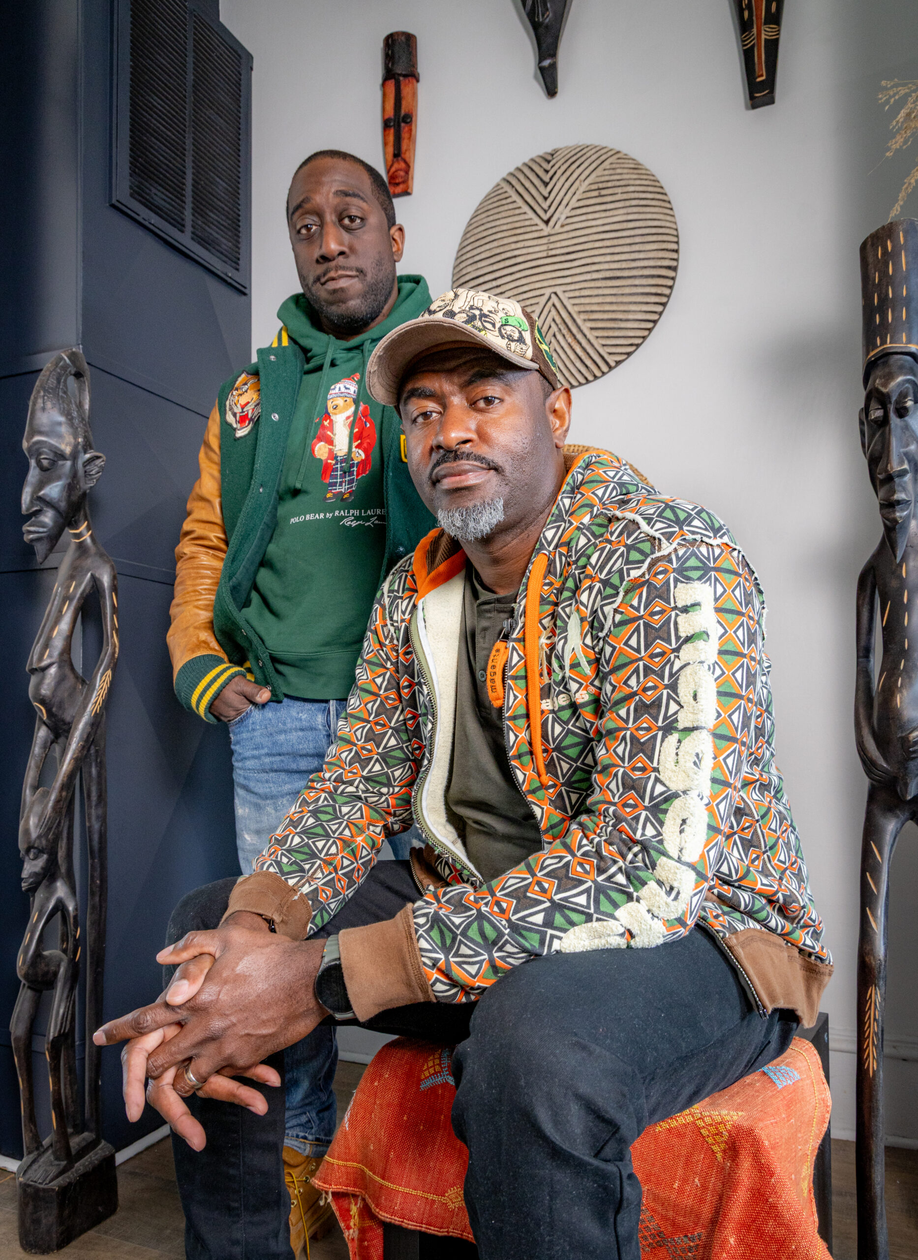 The two Sankofa Sessions hosts together